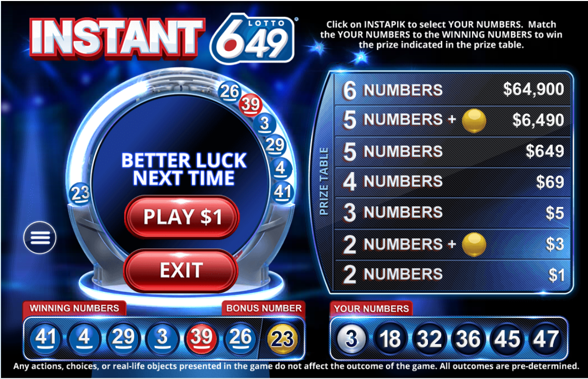 Instant Lotto 649 carousel image 5