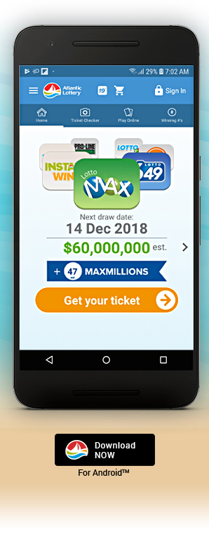 check lotto max app