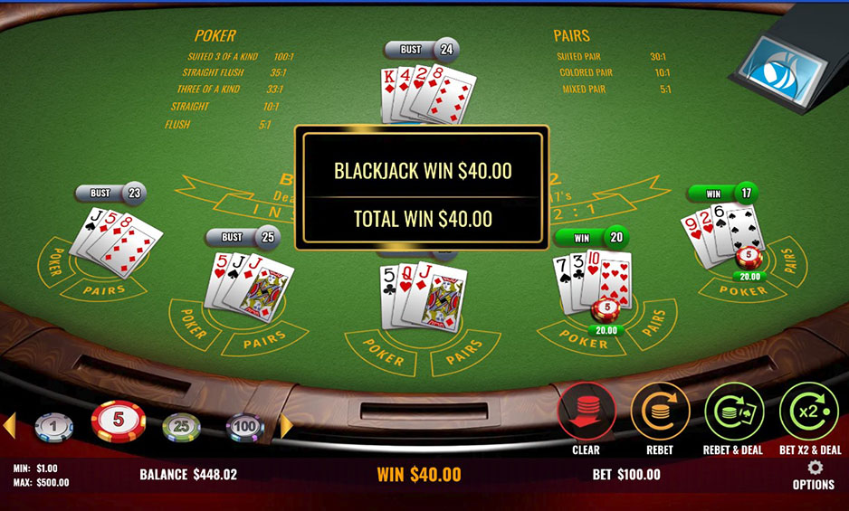 5 Hand Blackjack carousel image 1