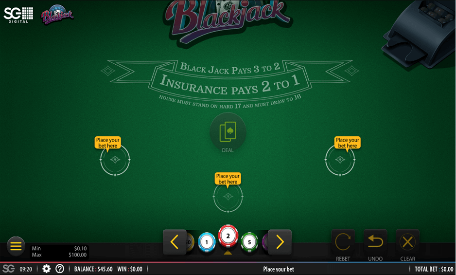 Blackjack carousel image 0