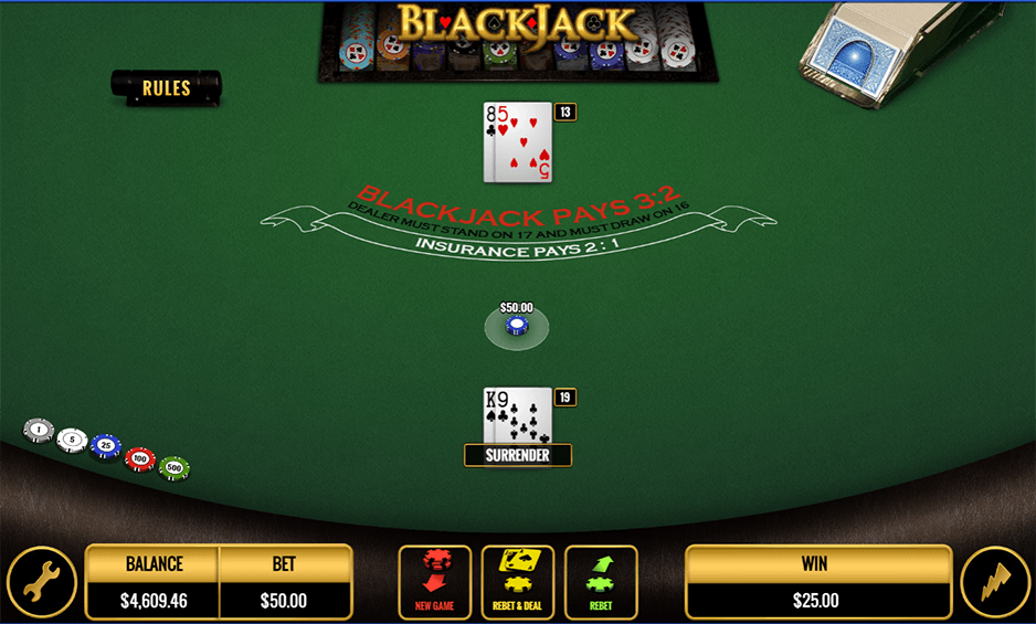 Blackjack With Surrender carousel image 3