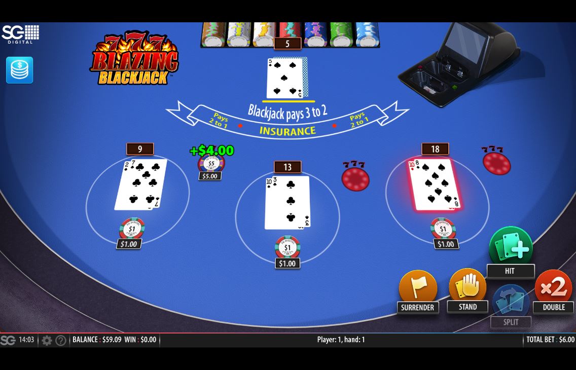 Blazing 7s Blackjack carousel image 2
