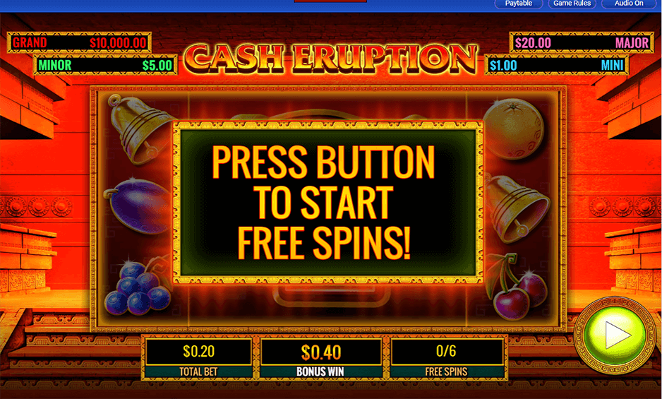 Cash Eruption | Casino Slot Game | Atlantic Lottery