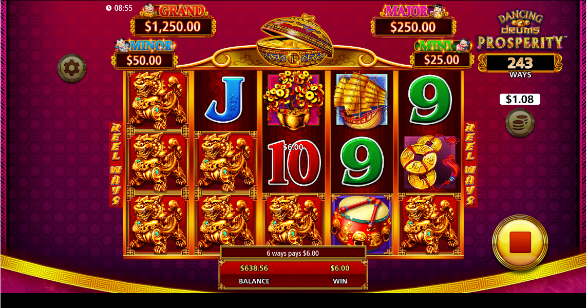 Dancing Drums Prosperity | Casino Slot Game | Atlantic Lottery