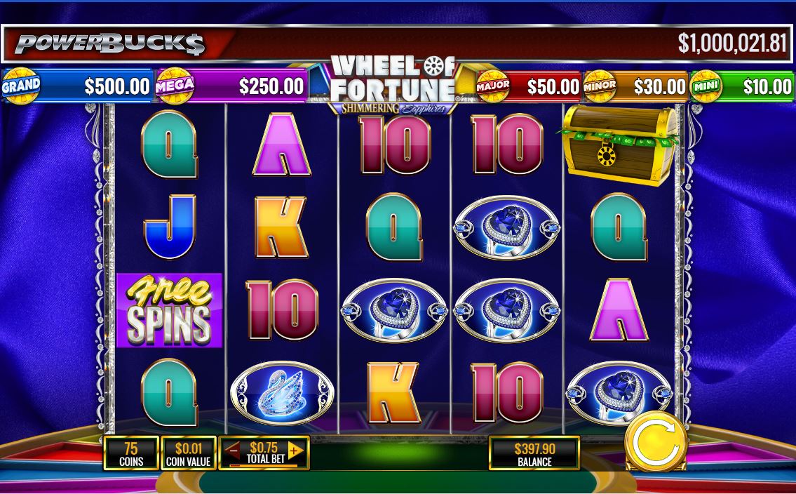 Wheel of Fortune Shimmering Sapph carousel image 0