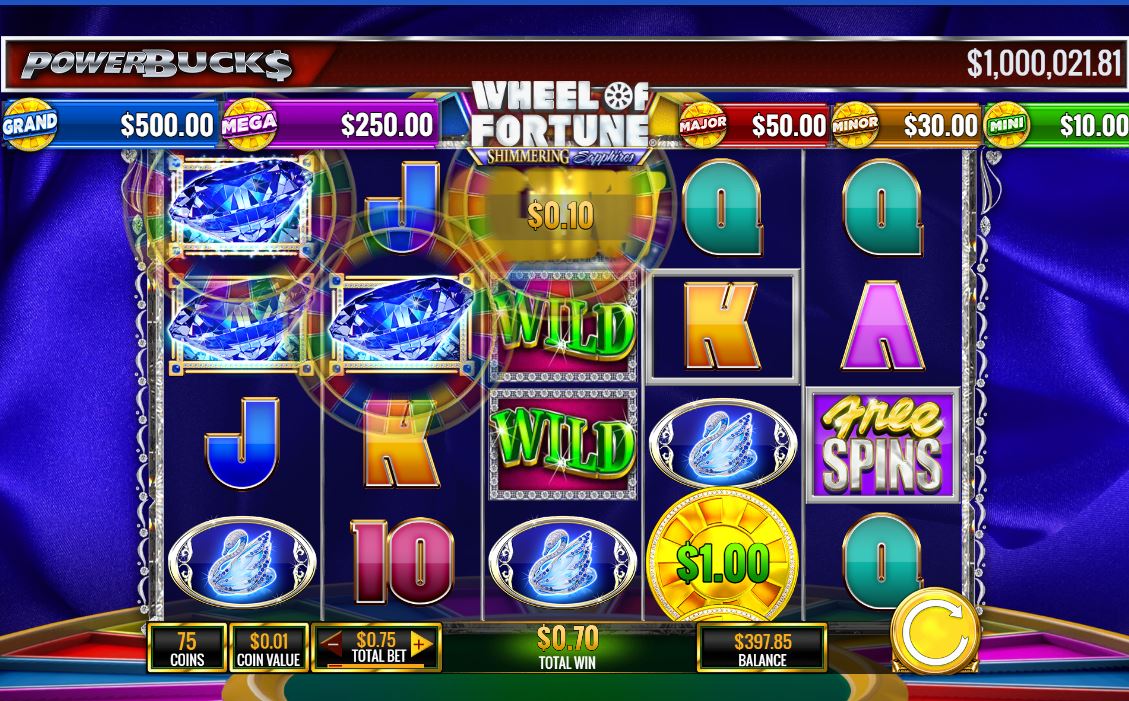 Wheel of Fortune Shimmering Sapph carousel image 1