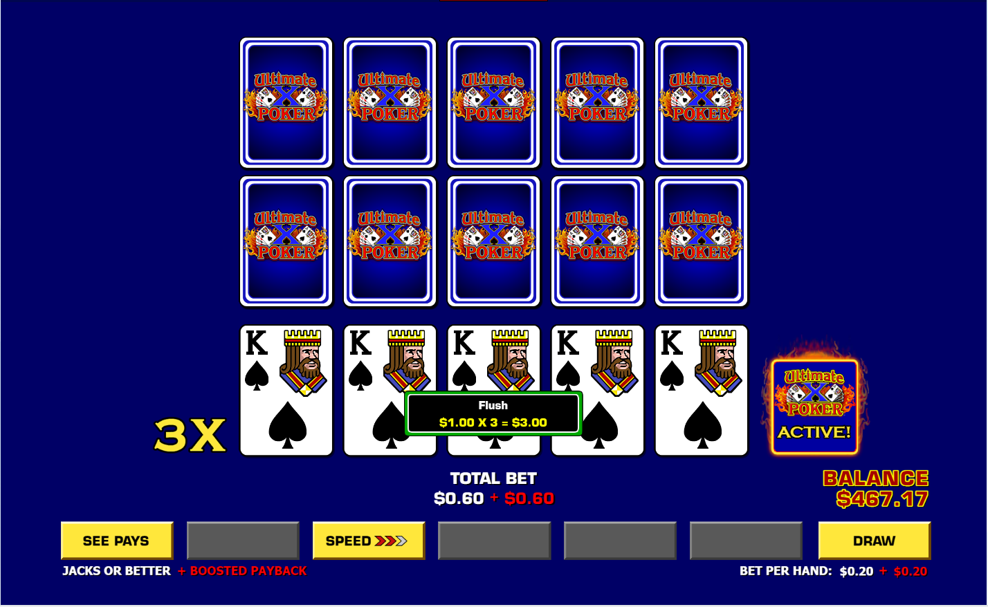 Ultimate X Poker Triple Play carousel image 4